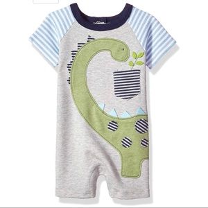 Mud Pie Baby Boy Dinosaur Shortall